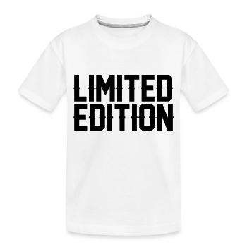 Limited Edition - Kids' Premium Organic T-Shirt - white - Front