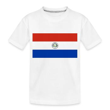 Paraguay - Kinder Premium Bio T-Shirt - Weiß - Vorne