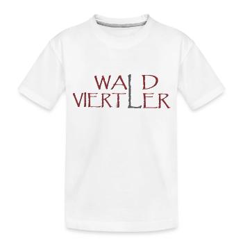 WaLdviertLer - T-shirt bio Premium Enfant - blanc - Devant