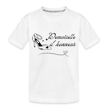 Demoiselle d’honneur - T-shirt bio Premium Enfant - blanc - Devant