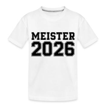 Champion 2026 - Kids' Premium Organic T-Shirt - white - Front