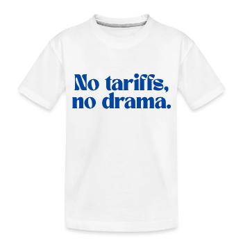 Pas de tarifs, pas de drame. - T-shirt bio Premium Enfant - blanc - Devant