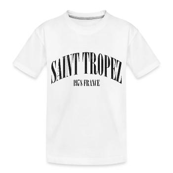 Saint Tropez - France - Côte d’Azur 1978 - T-shirt bio Premium Enfant - blanc - Devant