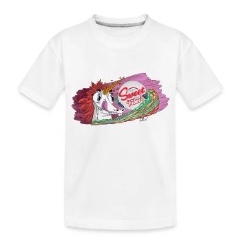 Sweet Vibez - Kinder Premium Bio T-Shirt - Weiß - Vorne
