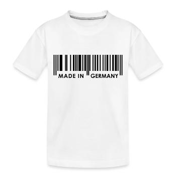 Made in Germany - Kinder Premium Bio T-Shirt - Weiß - Vorne