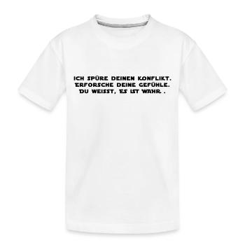 Star Wars: conflict - Kids' Premium Organic T-Shirt - white - Front