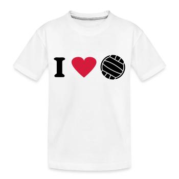 volleyball - T-shirt bio Premium Enfant - blanc - Devant