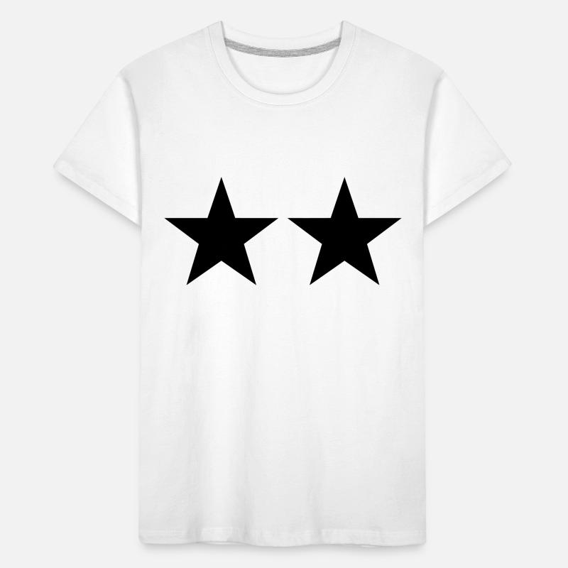 2 stars General Kids' Premium Organic T-Shirt