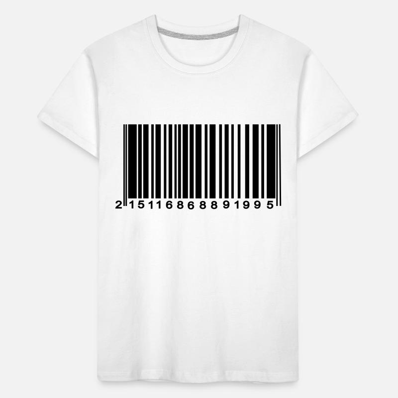 Barcode verschlüsselt Kinder Premium Bio T-Shirt