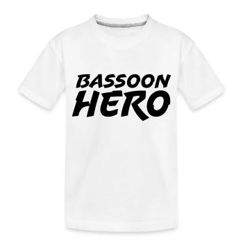 Bassoon Hero - T-shirt bio Premium Enfant - blanc - Devant