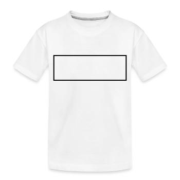 Rahmen - Kinder Premium Bio T-Shirt - Weiß - Vorne