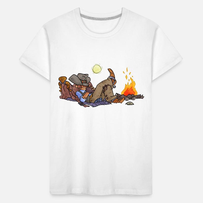 Cowboys - hält ein Nickerchen Kinder Premium Bio T-Shirt