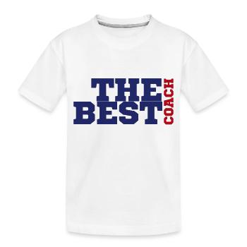 Coach / Entraîneur: Le meilleur entraîneur - T-shirt bio Premium Enfant - blanc - Devant