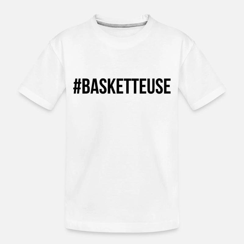Basketteuse - T-shirt bio Premium Enfant - blanc