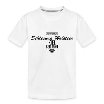 Schleswig Holstein KIEL - Kinder Premium Bio T-Shirt - Weiß - Vorne