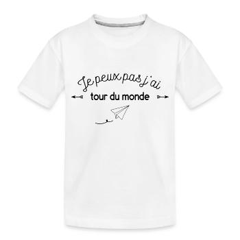TOUR - T-shirt bio Premium Enfant - blanc - Devant