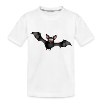 Bat - Kids' Premium Organic T-Shirt - white - Front
