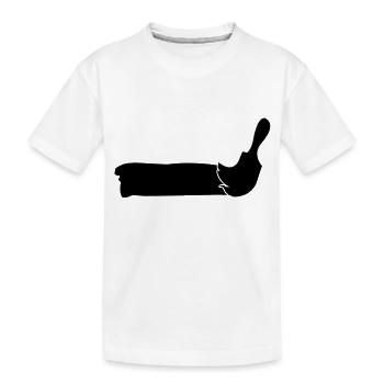 maler - Kinder Premium Bio T-Shirt - Weiß - Vorne