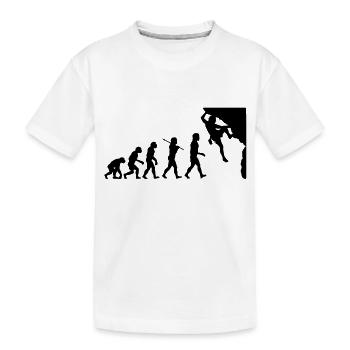 Rock Climbing Evolution - T-shirt bio Premium Enfant - blanc - Devant