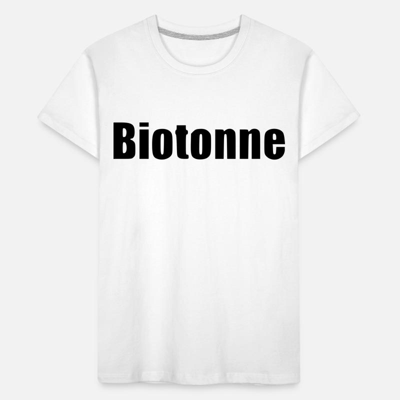 Biotonne Vegan Geschenk Geburtstag Statement Kinder Premium Bio T-Shirt