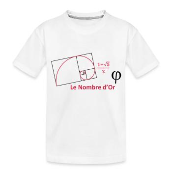 nombre_dor - Kinder Premium Bio T-Shirt - Weiß - Vorne