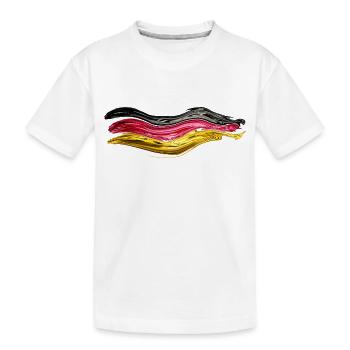 Germany Germany Flag Germany Flag World Cup - Kids' Premium Organic T-Shirt - white - Front
