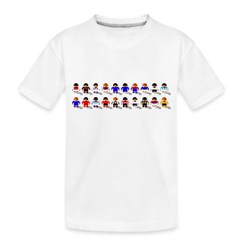 Football Premier League Kits - Kids' Premium Organic T-Shirt - white - Front