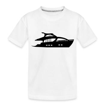 yacht - T-shirt bio Premium Enfant - blanc - Devant