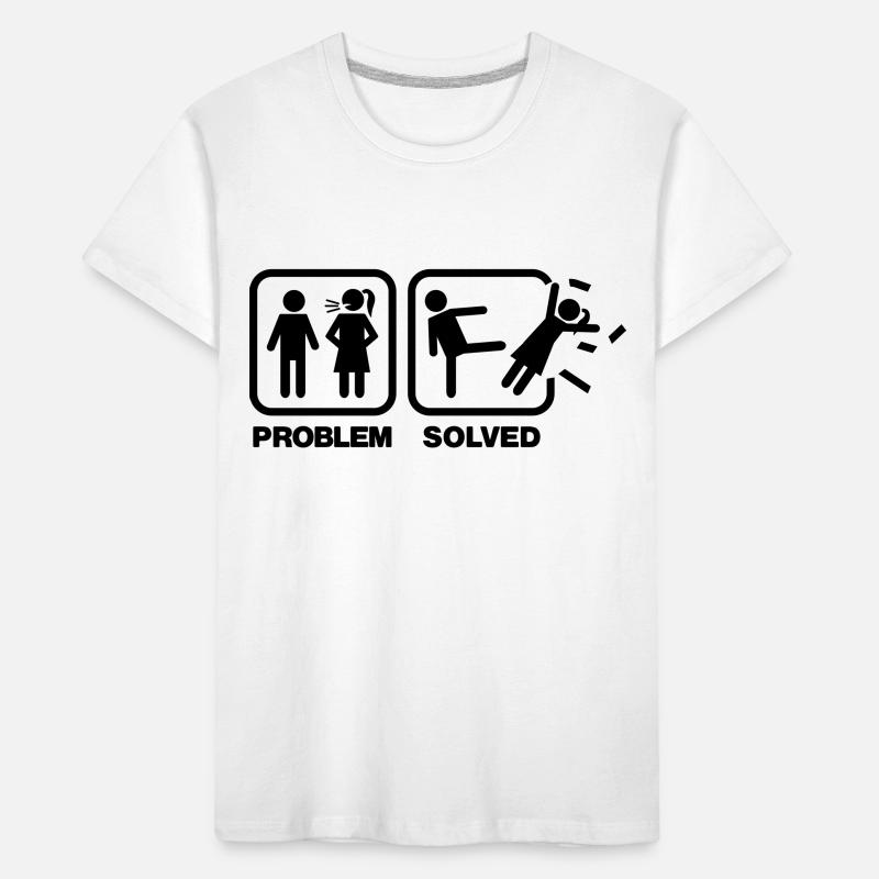problem solved T-shirt bio Premium Enfant
