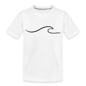 Vague - T-shirt bio Premium Enfant - blanc - Devant