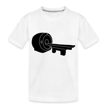 Resonanz magnetische_m1 - Kinder Premium Bio T-Shirt - Weiß - Vorne