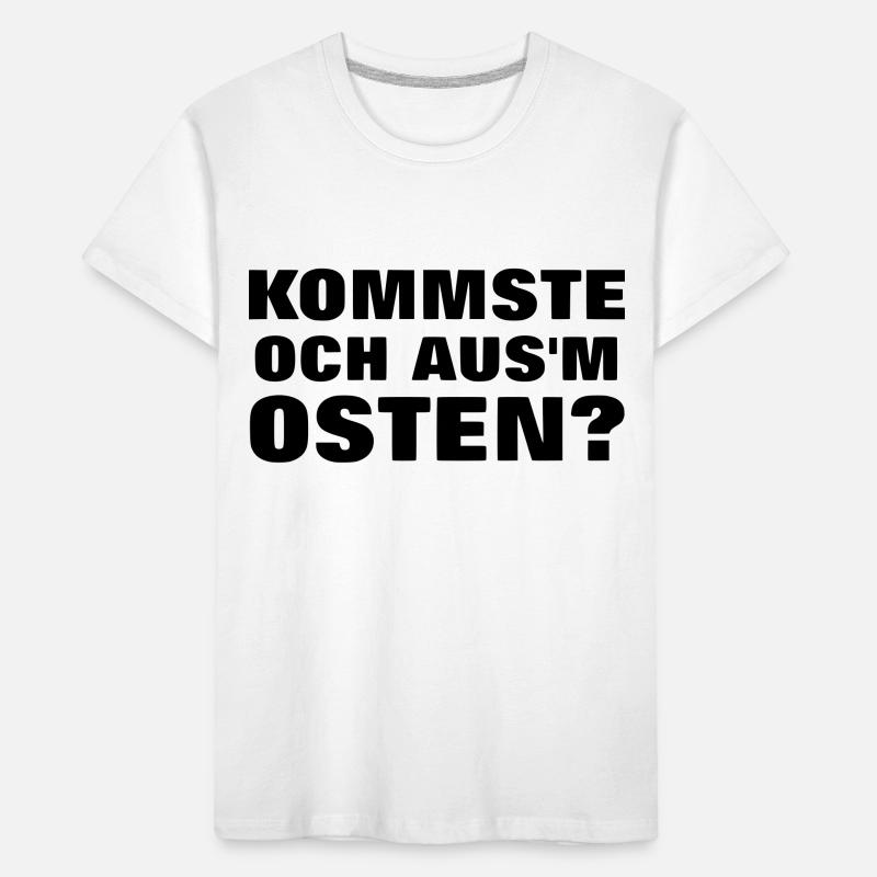 Kommste och ausm East Kids' Premium Organic T-Shirt