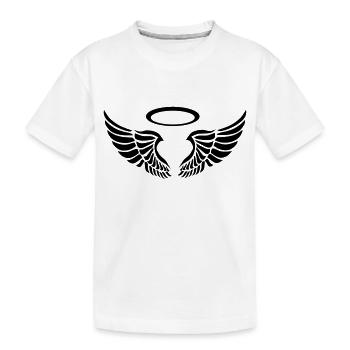 ailes d'ange - T-shirt bio Premium Enfant - blanc - Devant