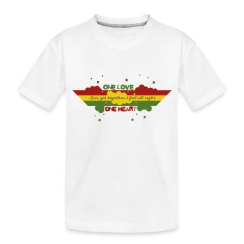 One Love - T-shirt bio Premium Enfant - blanc - Devant