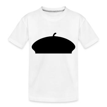 Béret French Hat - T-shirt bio Premium Enfant - blanc - Devant