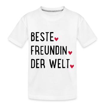 Meilleur ami - T-shirt bio Premium Enfant - blanc - Devant