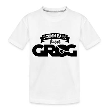 1 - Kinder Premium Bio T-Shirt - Weiß - Vorne