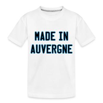 made in auvergne - T-shirt bio Premium Enfant - blanc - Devant