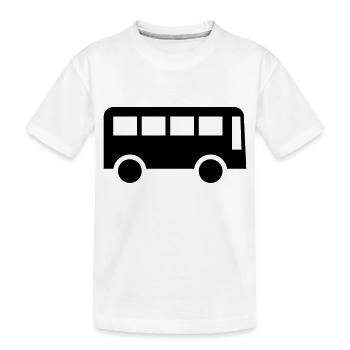 Bus, Car, Vehicel, Travel - T-shirt bio Premium Enfant - blanc - Devant