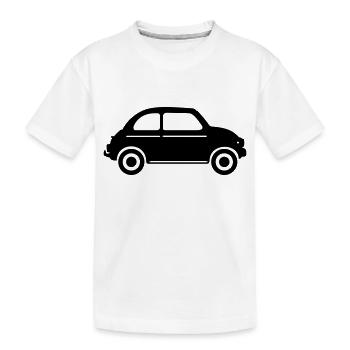 italienisches Auto - Kinder Premium Bio T-Shirt - Weiß - Vorne