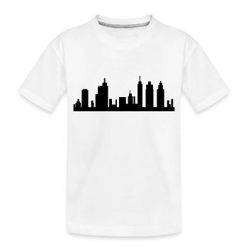 skyline_001 - T-shirt bio Premium Enfant - blanc - Devant