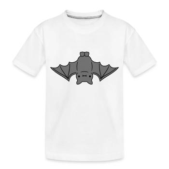 suesse petite chauve-souris haengt - T-shirt bio Premium Enfant - blanc - Devant