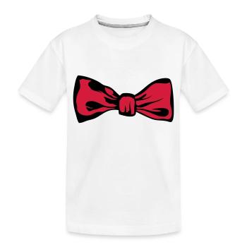 Fliege 2711 - Kinder Premium Bio T-Shirt - Weiß - Vorne