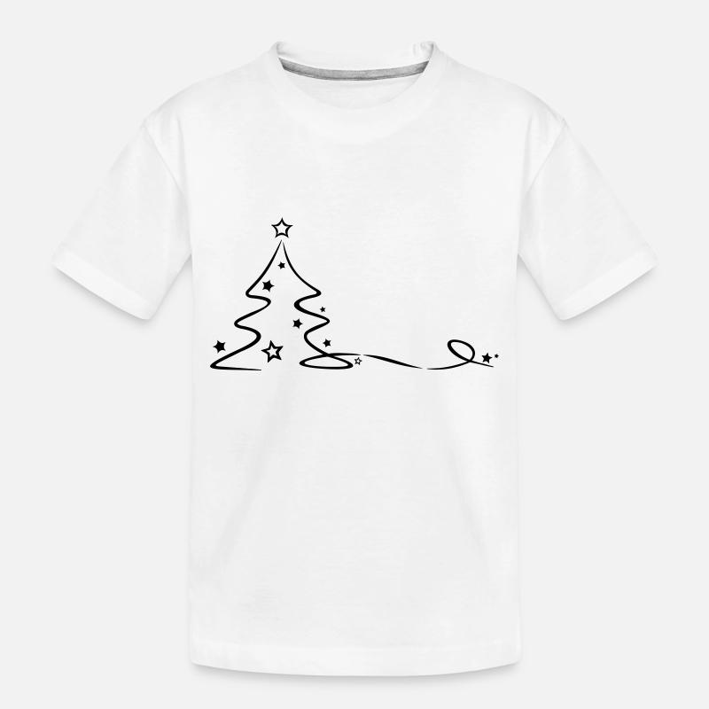 Weihnachten - Weihnachtsbaum - Kinder Premium Bio T-Shirt - Weiß