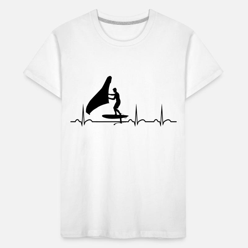 Hydrofoil Wingfoil Evolution Foil Wing Wingfoiling T-shirt bio Premium Enfant