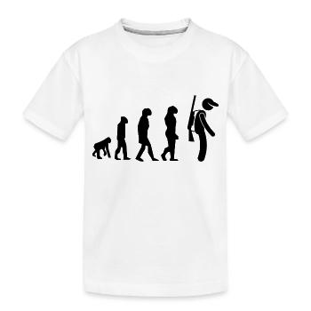 hunter - Kids' Premium Organic T-Shirt - white - Front
