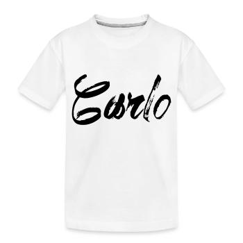 Carlo - T-shirt bio Premium Enfant - blanc - Devant