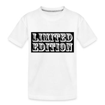 Limited Edition - Kids' Premium Organic T-Shirt - white - Front