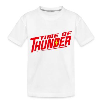 RED POWER - Kids' Premium Organic T-Shirt - white - Front