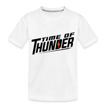 FLASH VARIATIONEN - Kinder Premium Bio T-Shirt - Weiß - Vorne